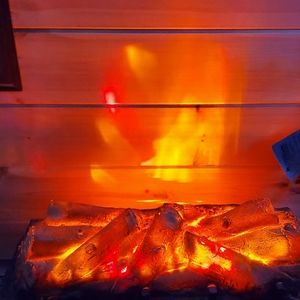 TURBRO Eternal Flame Electric Fireplace Logs, 23" Insert